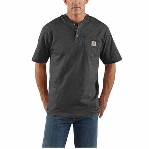 Carhartt Heavyweight Short Sleeve Pocket Henley Tshirt